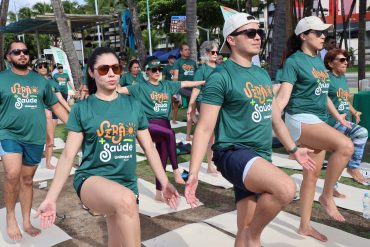 Verão+Saúde movimentou a orla de Ponta Verde